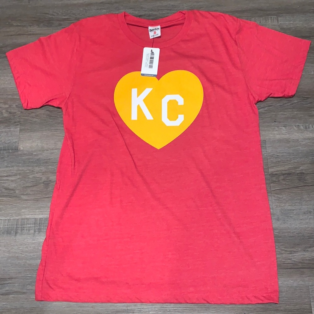Charlie Hustle Red KC Heart T-shirt